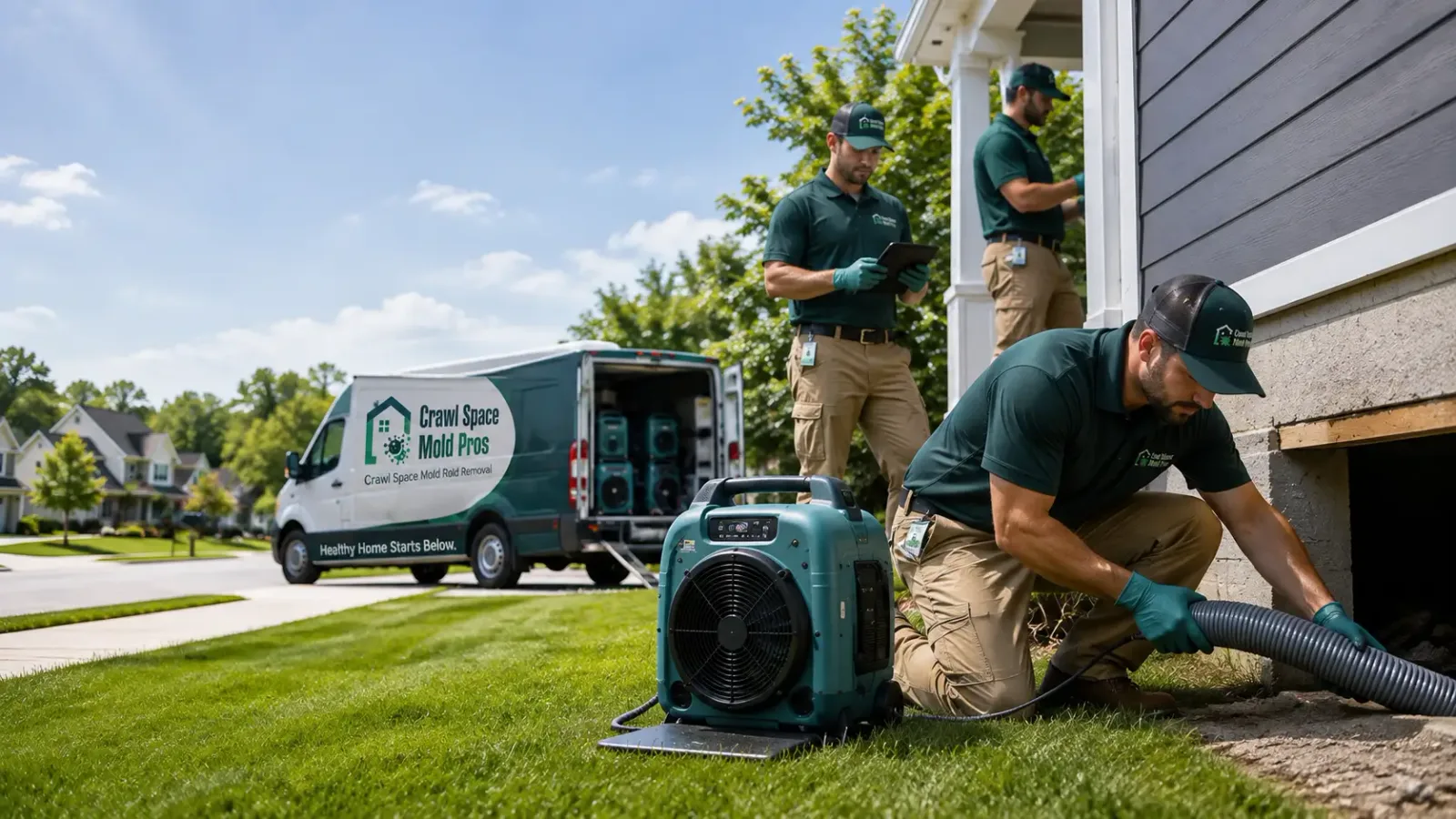Crawl Space Mold Removal in Selah, WA